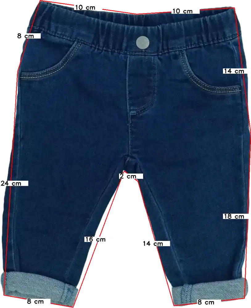 Kék OVS - Fagottino Farmernadrág EU 68 / UK 3-6 hónap / US 3-6 hónap