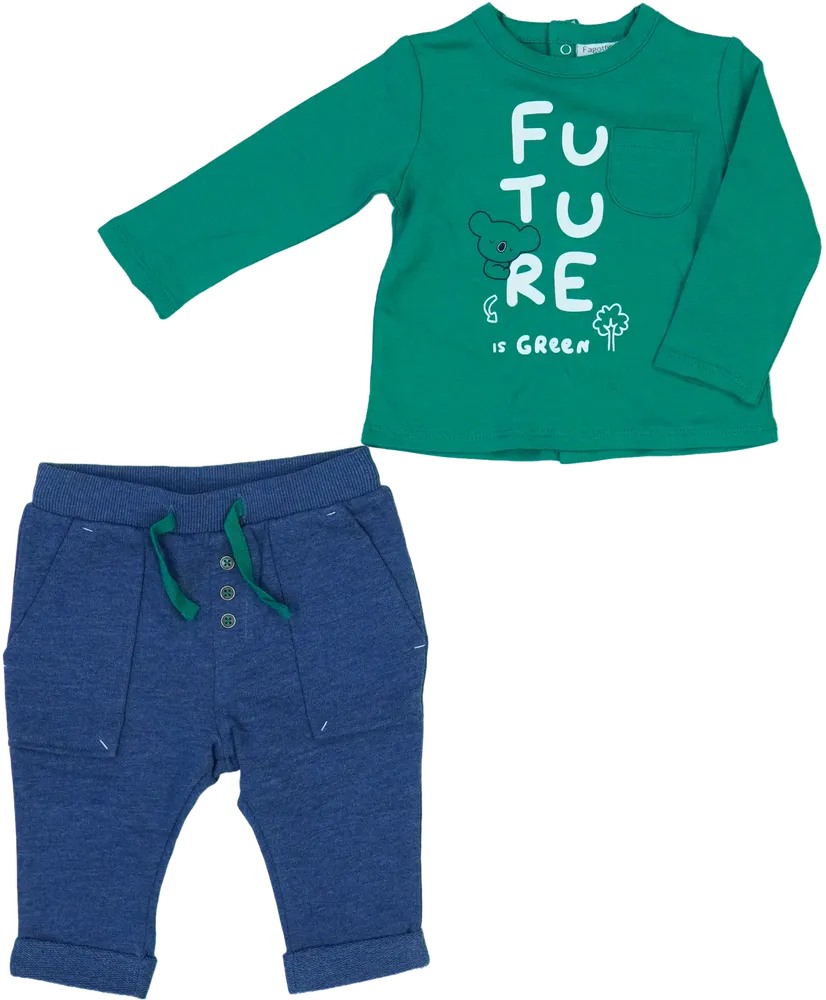 Zöld OVS - Fagottino Pizsama EU 68 / UK 3-6 hónap / US 3-6 hónap