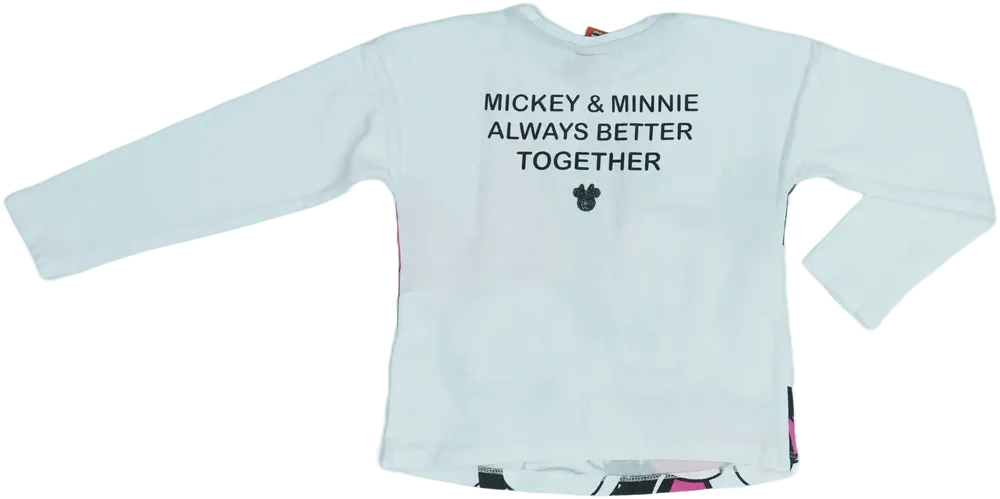 Fehér Disney Hosszú ujjú felső EU 110 / UK 5 év / US 5 év/XS