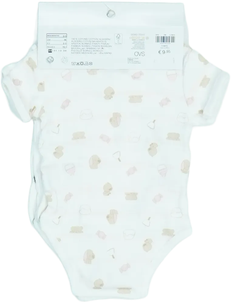 Rózsaszín OVS - Fagottino Csomag - Body EU 46 / UK Koraszülött / US Koraszülött