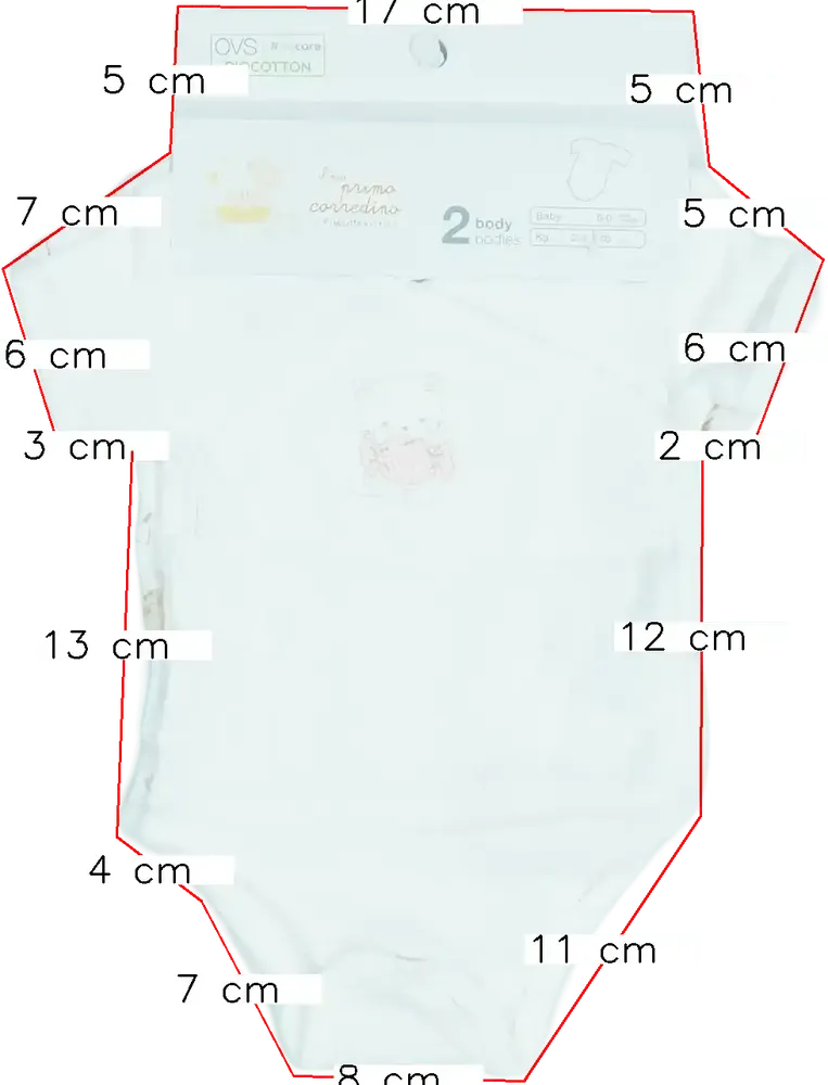 Rózsaszín OVS - Fagottino Csomag - Body EU 46 / UK Koraszülött / US Koraszülött