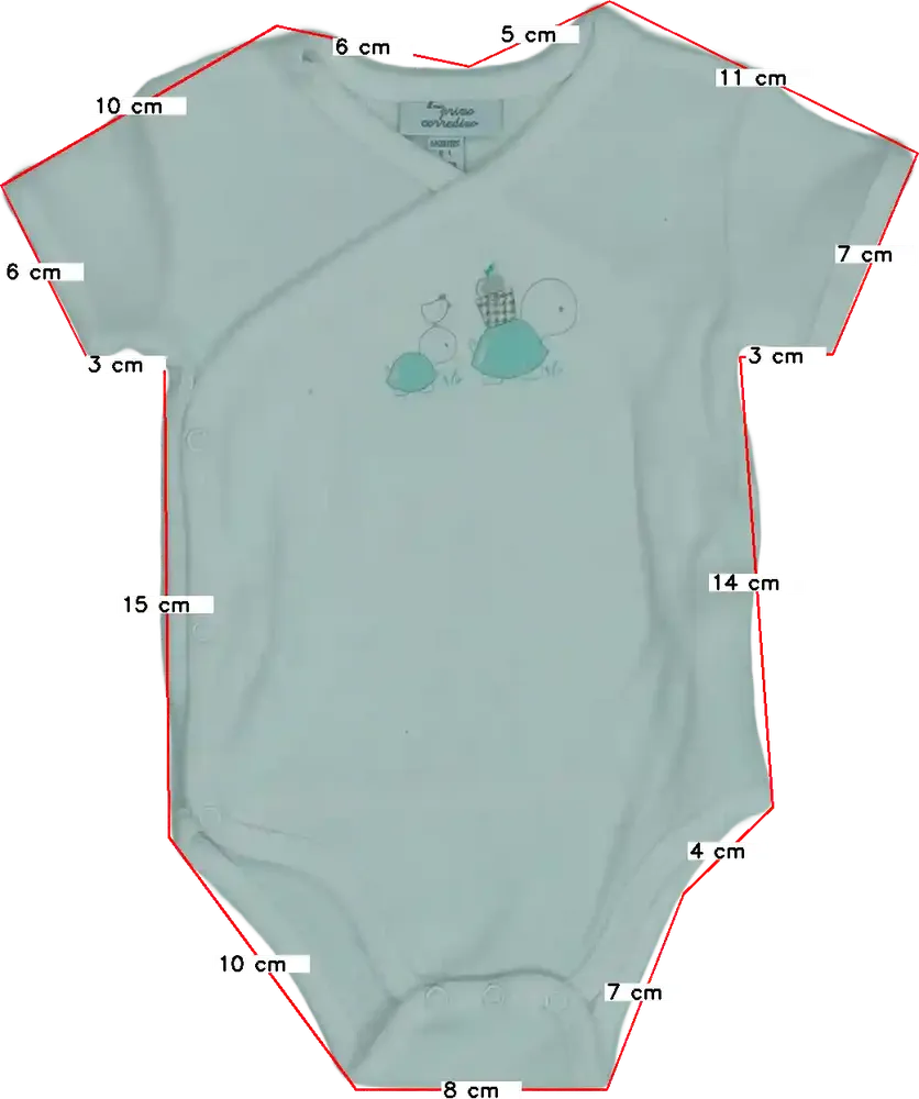 Fehér OVS - Fagottino Csomag - Body EU 56 / UK Újszülött / US Újszülött