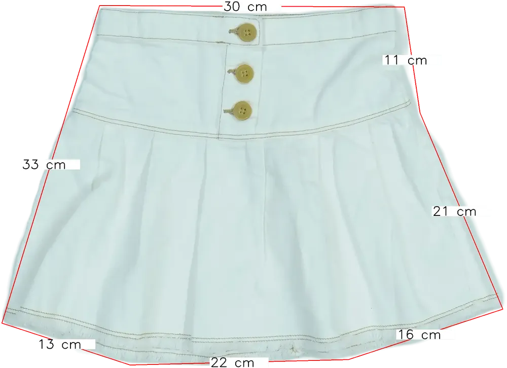 Fehér OVS Szoknya EU 116 / UK 6 év / US 6 év/S