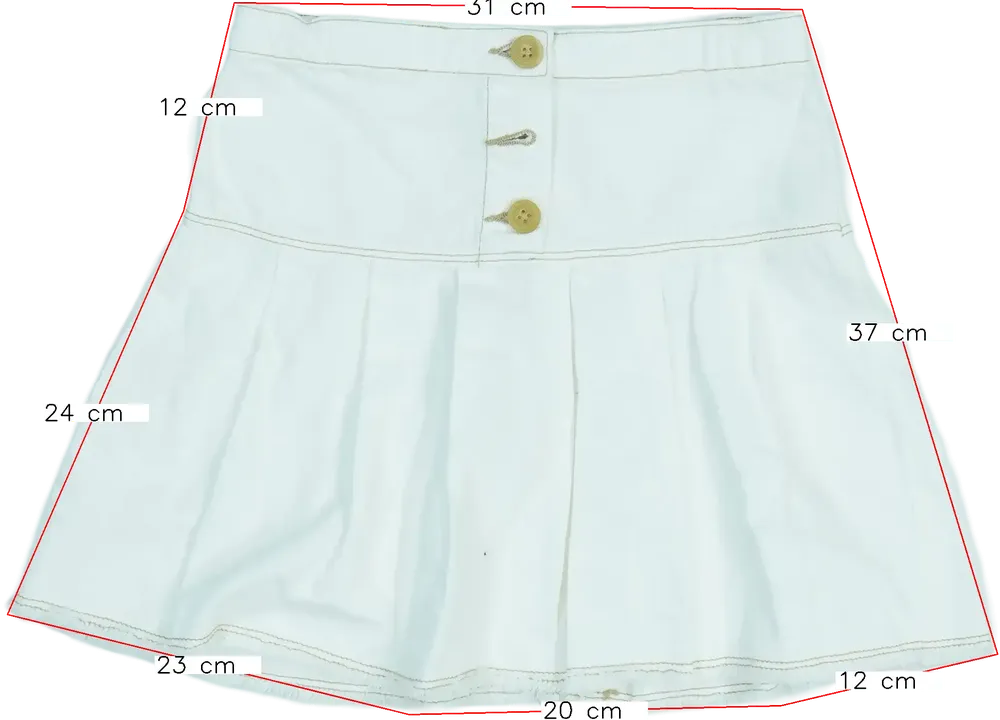 Fehér OVS Szoknya EU 128 / UK 8 év / US 8 év/M