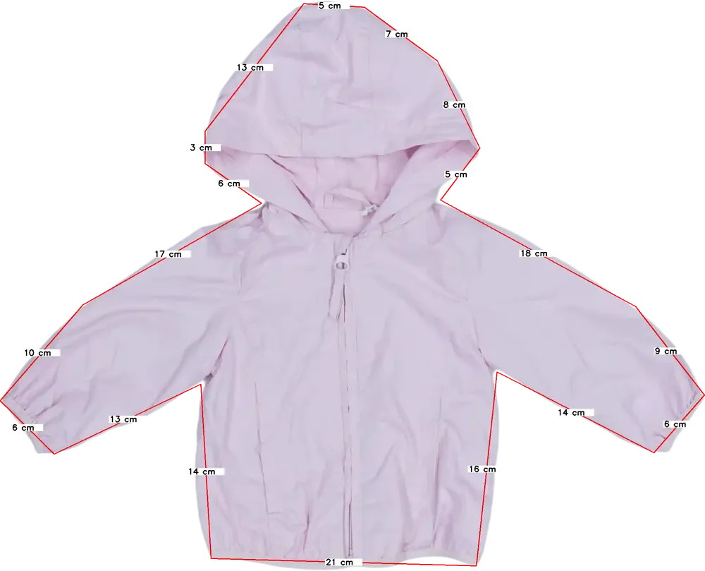 Rózsaszín OVS - Fagottino Széldzseki EU 68 / UK 3-6 hónap / US 3-6 hónap