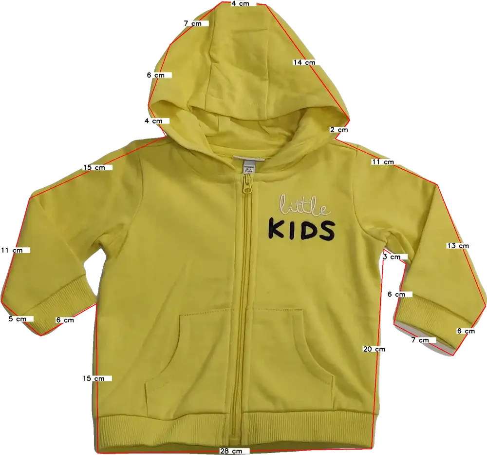 Sárga OVS - Fagottino Kapucnis pulóver EU 68 / UK 3-6 hónap / US 3-6 hónap