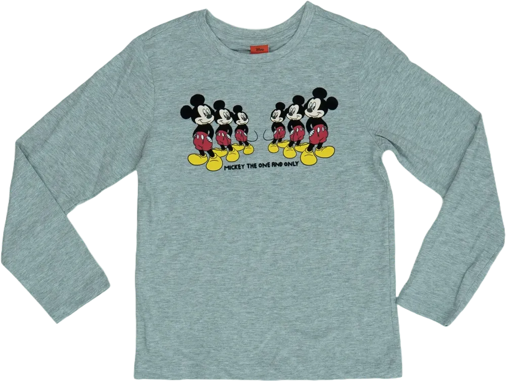 Szürke Disney Hosszú ujjú felső EU 128 / UK 8 év / US 8 év/M
