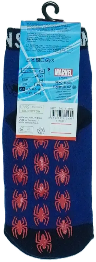 Kék Marvel Zokni EU 104 / UK 4 év / US 4T/XS