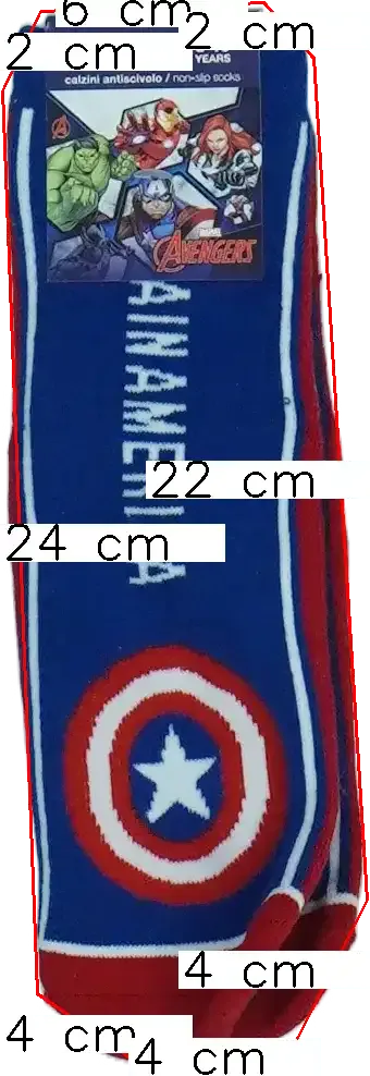 Kék Marvel Zokni EU 36