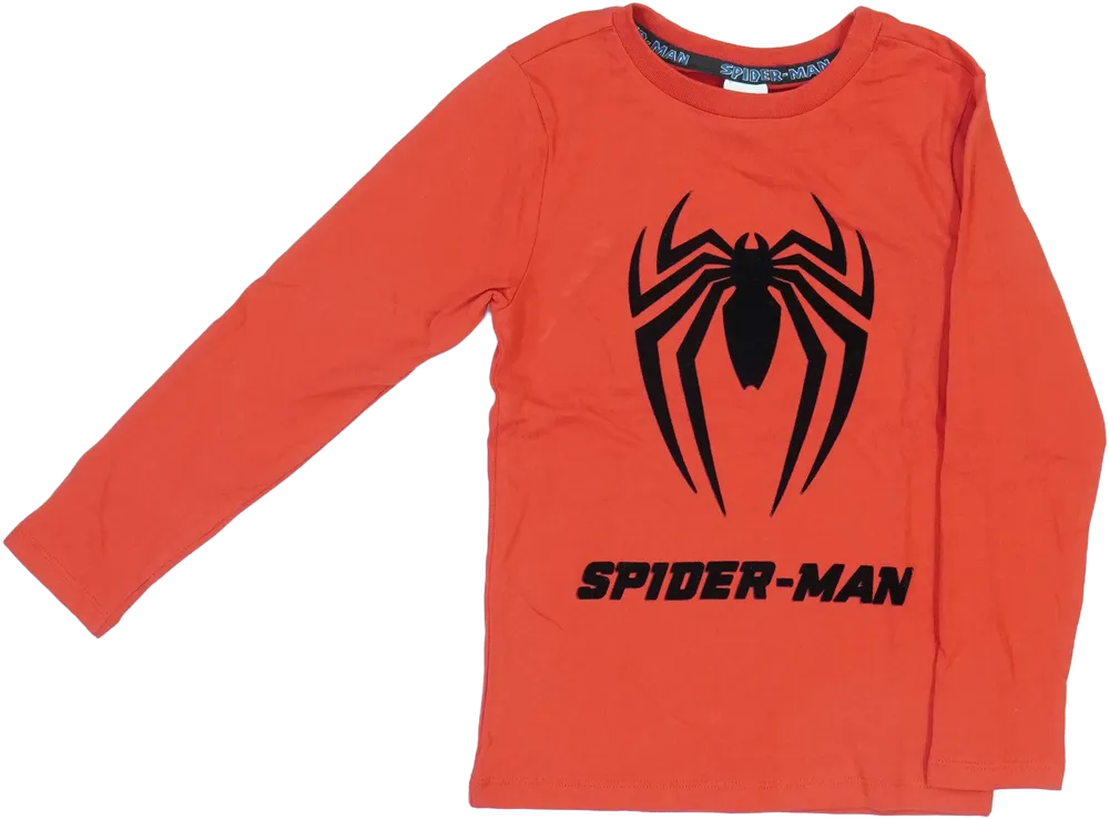 Piros Marvel Hosszú ujjú felső EU 104 / UK 4 év / US 4T/XS