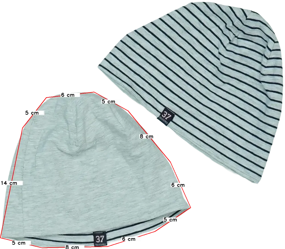 Szürke OVS Sapka EU 140 / UK 10 év / US 10 év/L