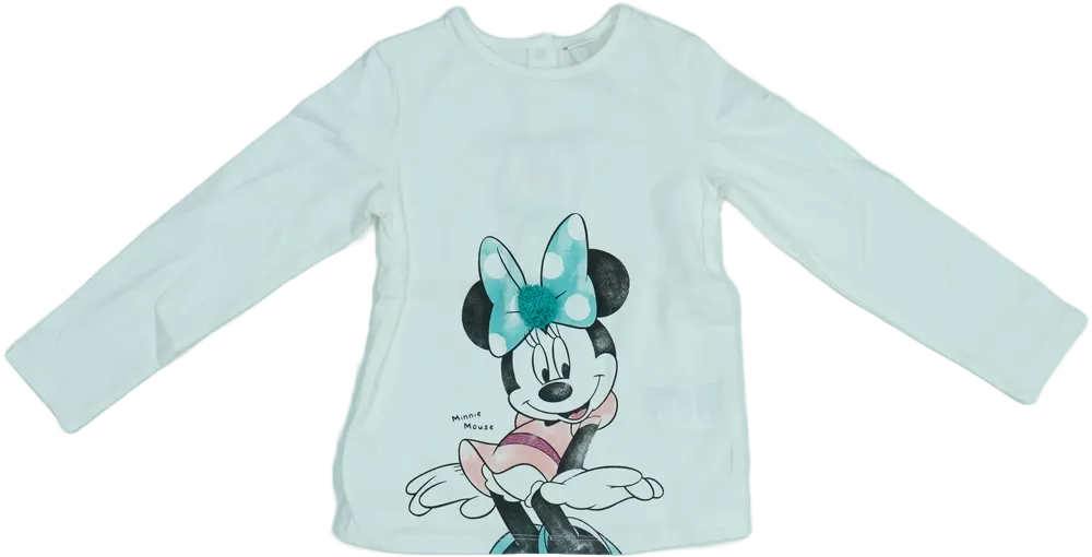 Fehér OVS Hosszú ujjú felső EU 98 / UK 3 év / US 3T