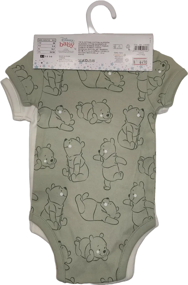 Zöld Disney Csomag - Body EU 50 / UK Újszülött / US Újszülött