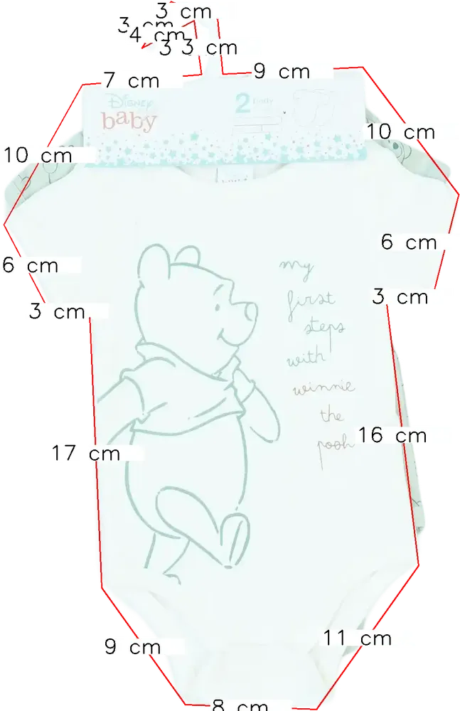 Többszínű Disney Csomag - Body EU 56 / UK Újszülött / US Újszülött