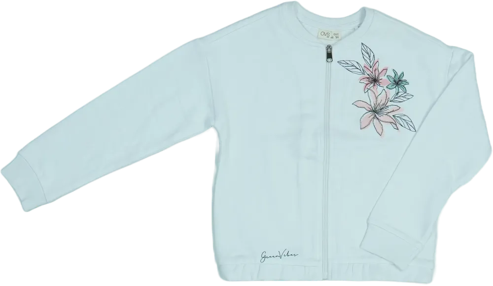 Fehér OVS Kardigán EU 134 / UK 9 év / US 9 év/L