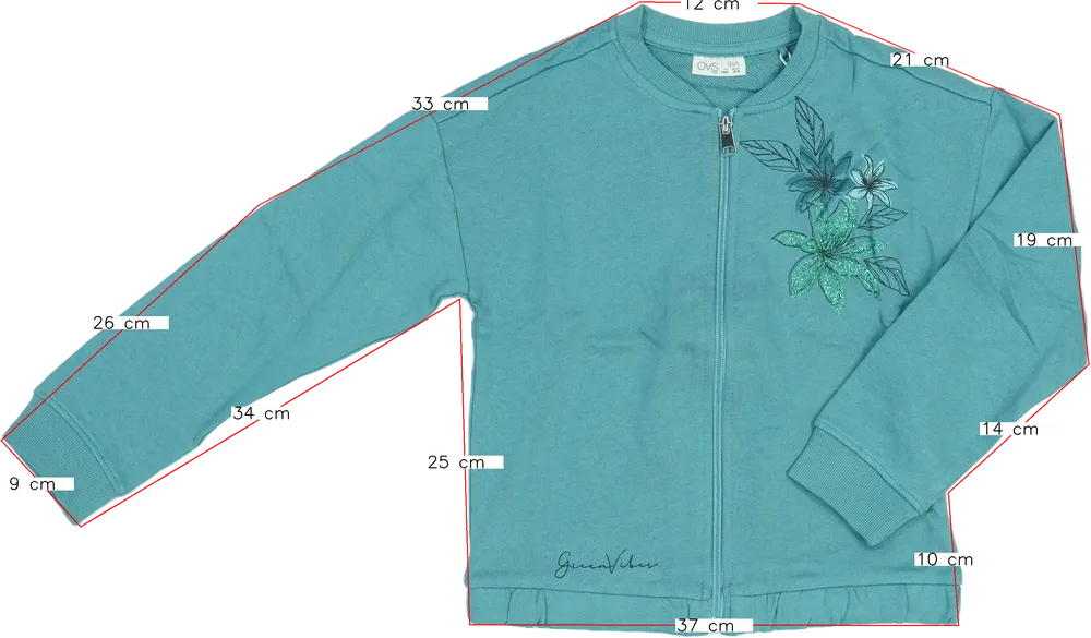 Zöld OVS Pulóver EU 134 / UK 9 év / US 9 év/L