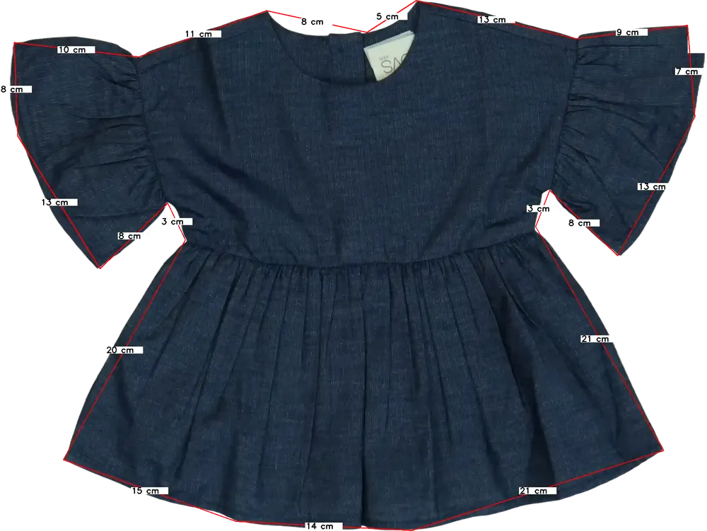 Kék OVS Tunika EU 116 / UK 6 év / US 6 év/S