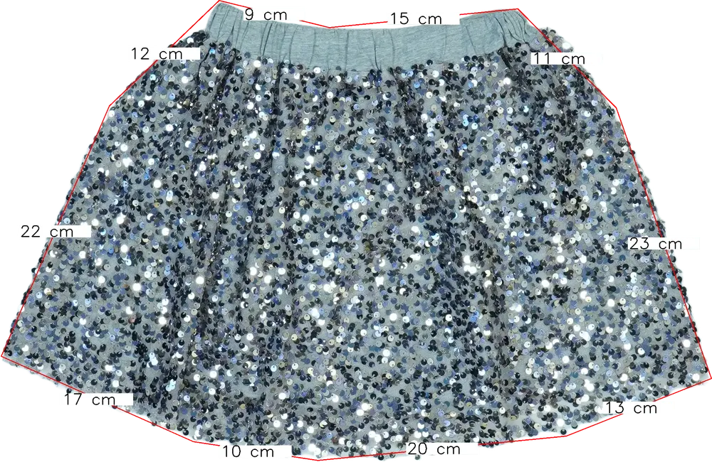 Szürke OVS Szoknya EU 116 / UK 6 év / US 6 év/S