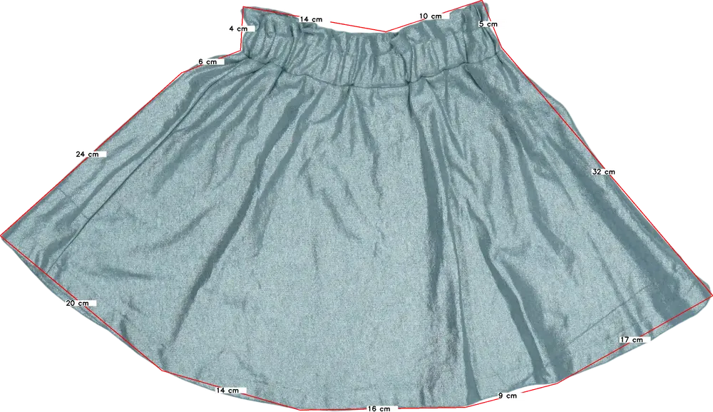 Ezüst OVS Szoknya EU 116 / UK 6 év / US 6 év/S