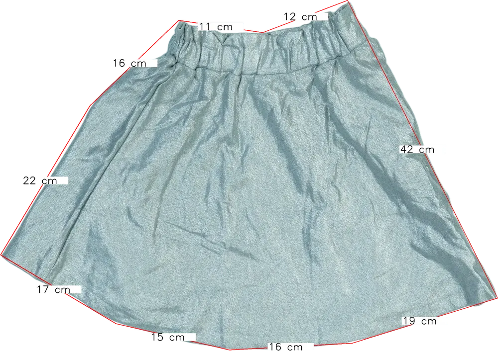 Ezüst OVS Szoknya EU 134 / UK 9 év / US 9 év/L