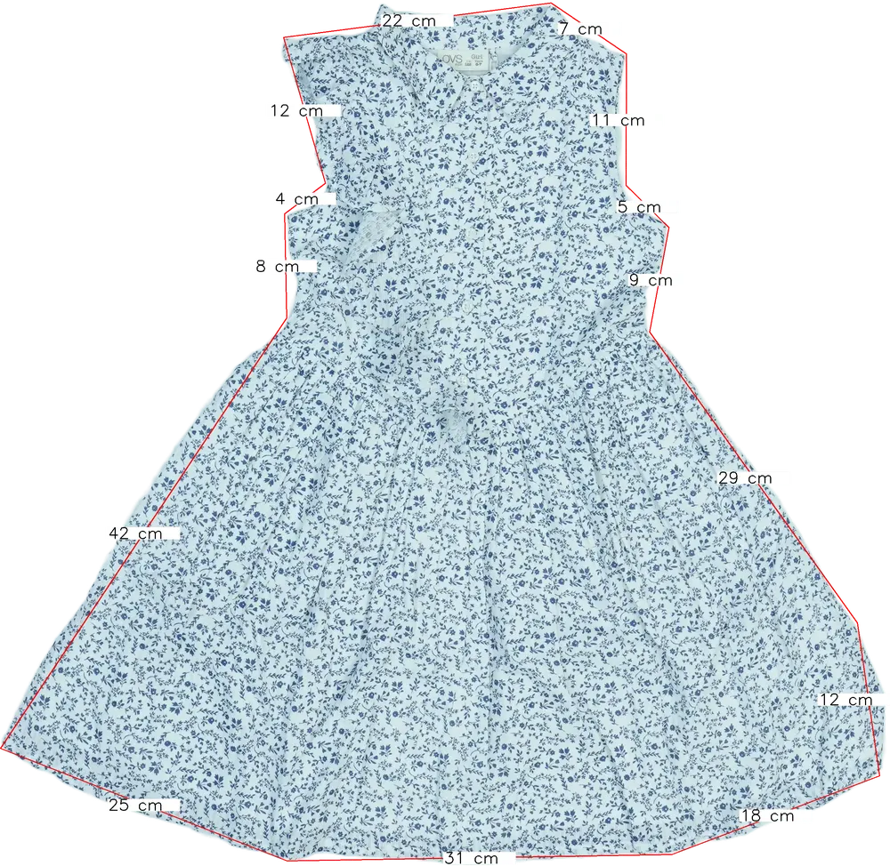 Fehér OVS Ruha EU 122 / UK 7 év / US 7 év/M