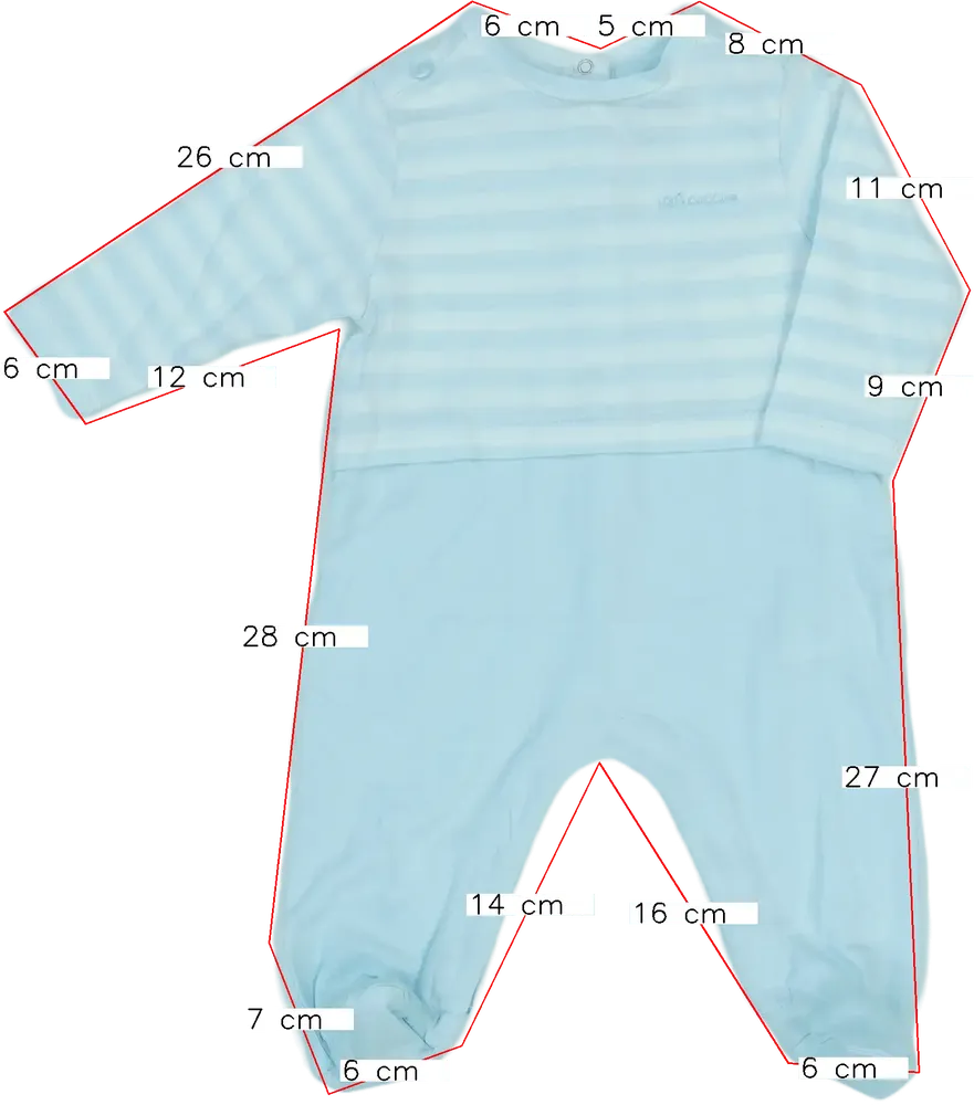 Blue OVS - Fagottino Sleepsuit (long sleeve) EU 56 / UK Newborn / US Newborn