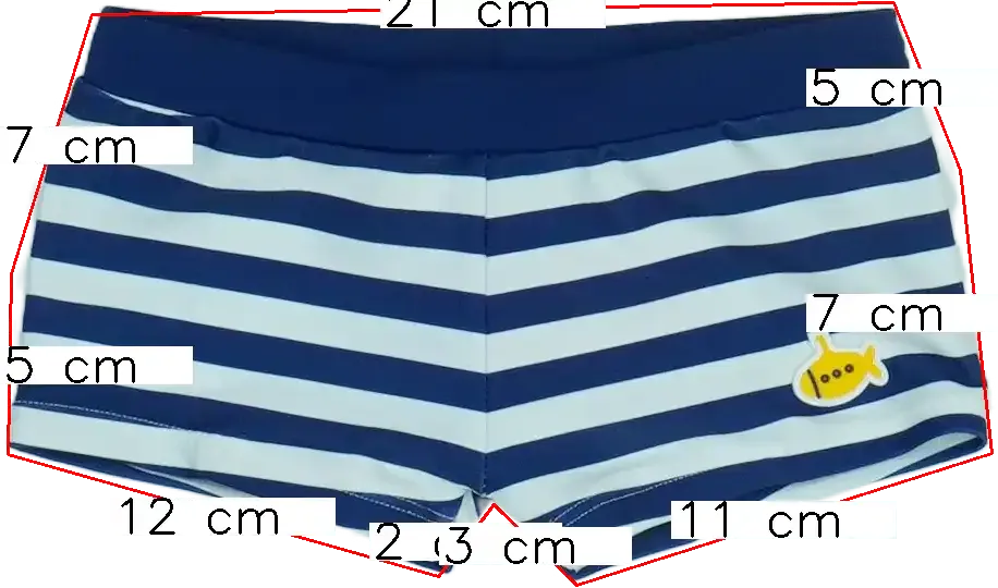 Többszínű OVS - Fagottino Fürdőnadrág EU 74 / UK 6-9 hónap / US 6-9 hónap