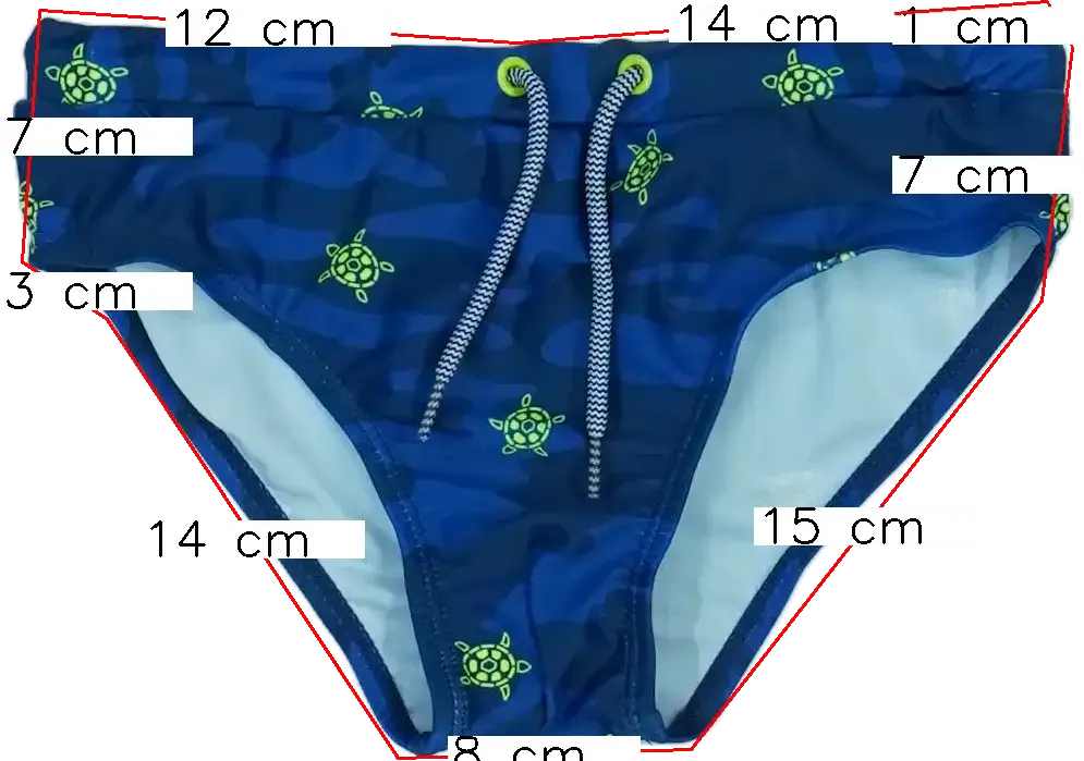 Kék OVS Fürdőnadrág EU 128 / UK 8 év / US 8 év/M