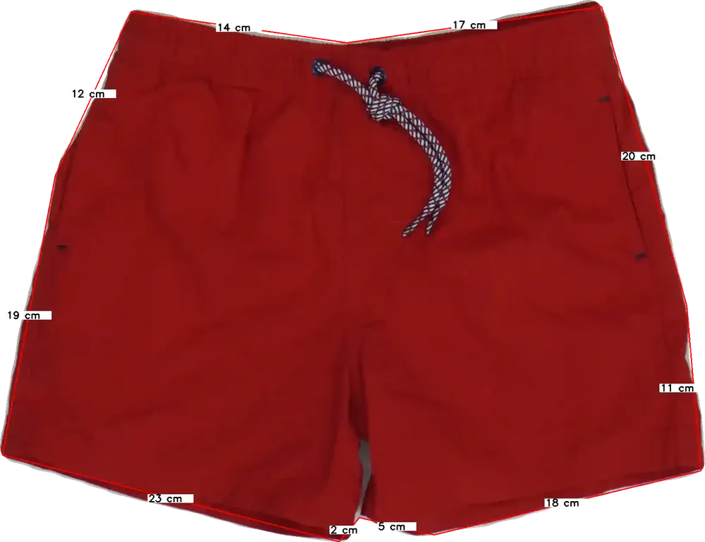 Piros OVS Fürdőnadrág EU 140 / UK 10 év / US 10 év/L