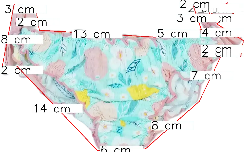 Többszínű OVS Bikini EU 122 / UK 7 év / US 7 év/M