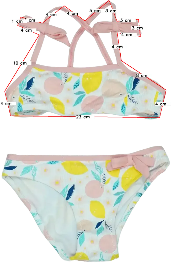 Fehér OVS Bikini EU 116 / UK 6 év / US 6 év/S