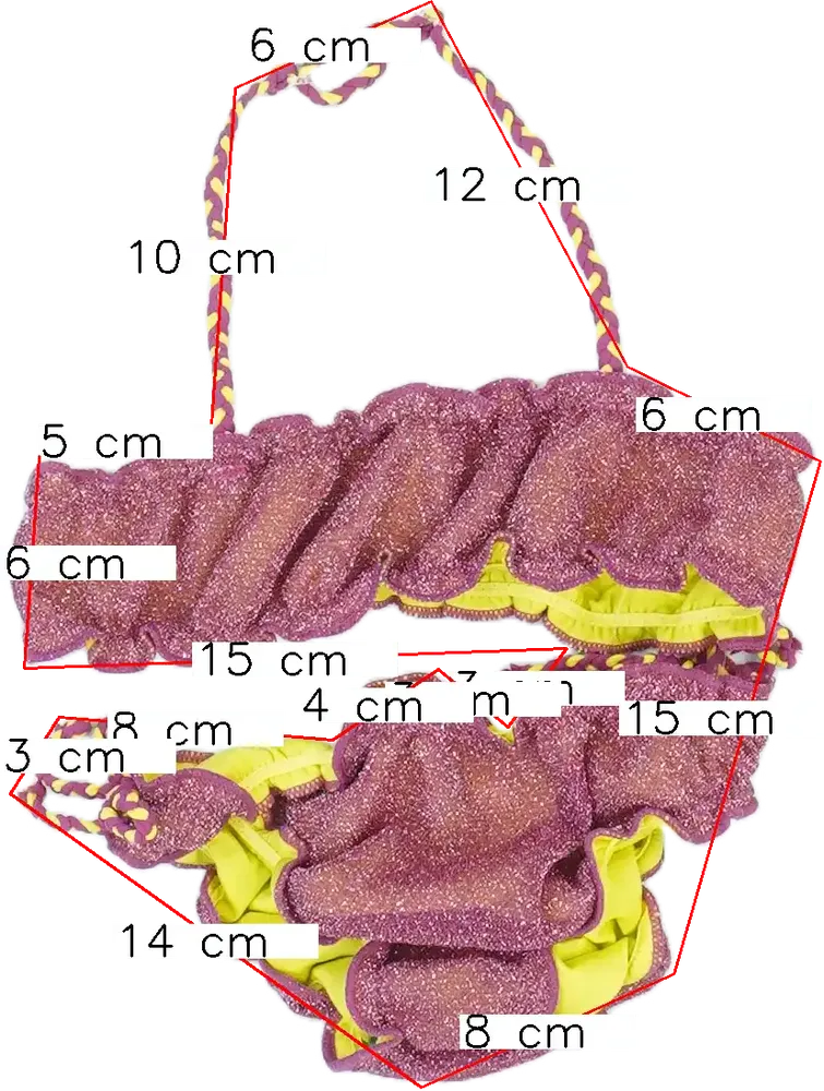 Többszínű OVS Bikini EU 110 / UK 5 év / US 5 év/XS
