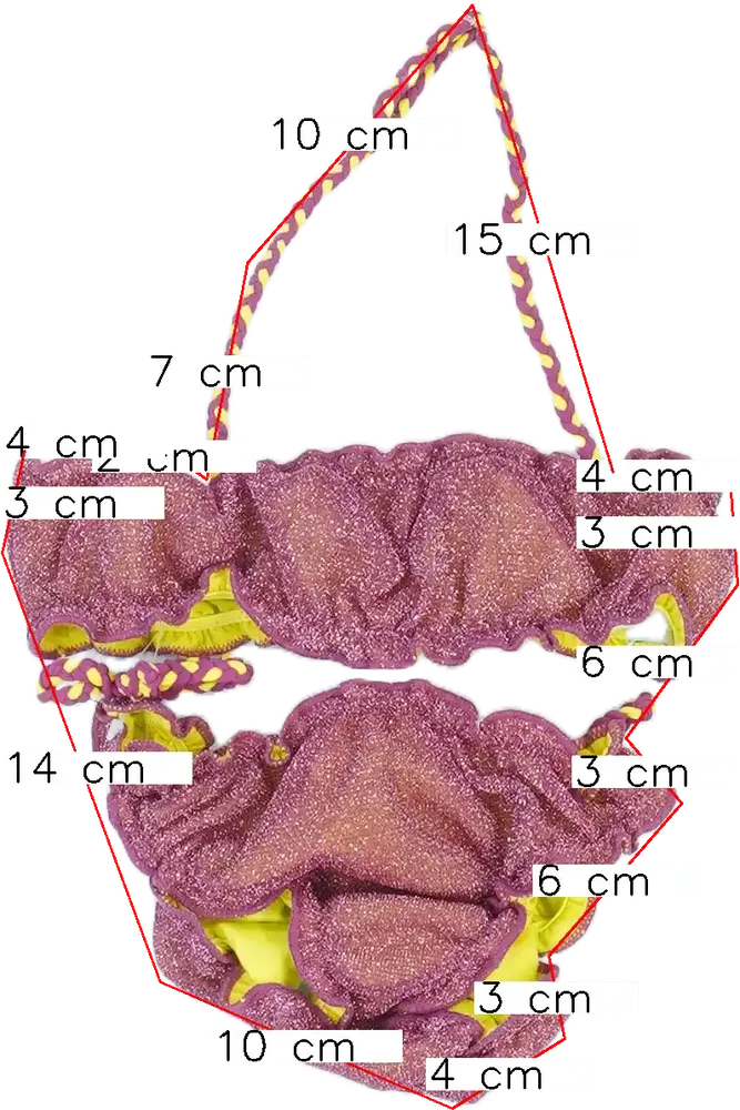 Többszínű OVS Bikini EU 116 / UK 6 év / US 6 év/S