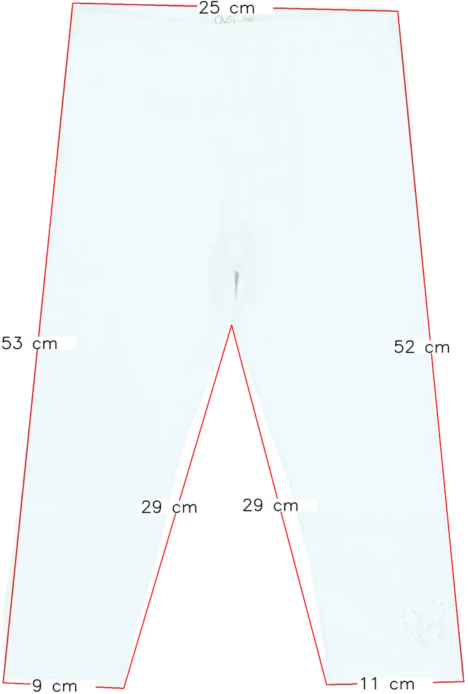 Fehér OVS Leggings EU 116 / UK 6 év / US 6 év/S