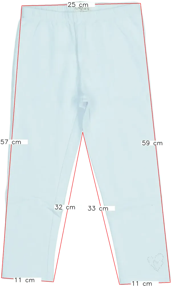 Fehér OVS Leggings EU 128 / UK 8 év / US 8 év/M