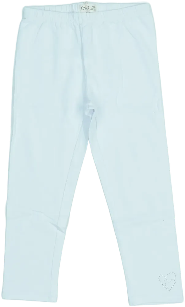 Fehér OVS Leggings EU 128 / UK 8 év / US 8 év/M