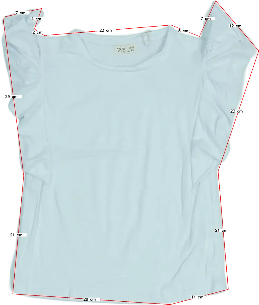 Fehér OVS Póló EU 140 / UK 10 év / US 10 év/L