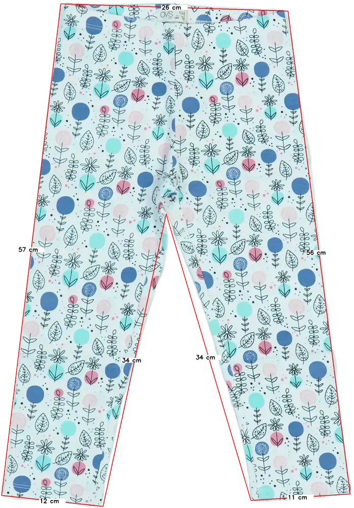 Fehér OVS Leggings EU 128 / UK 8 év / US 8 év/M