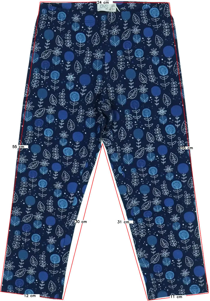Kék OVS Leggings EU 122 / UK 7 év / US 7 év/M