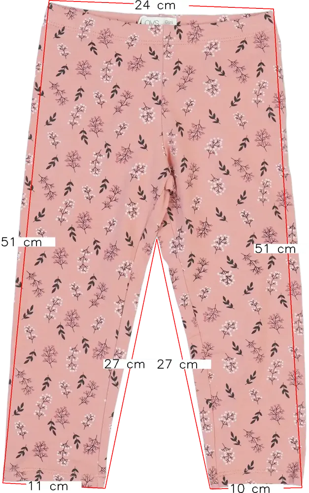 Rózsaszín OVS Leggings EU 116 / UK 6 év / US 6 év/S