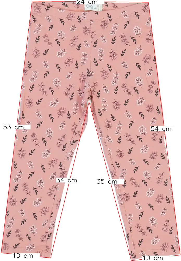 Rózsaszín OVS Leggings EU 122 / UK 7 év / US 7 év/M