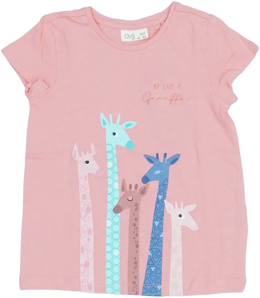 Rózsaszín OVS Póló EU 110 / UK 5 év / US 5 év/XS
