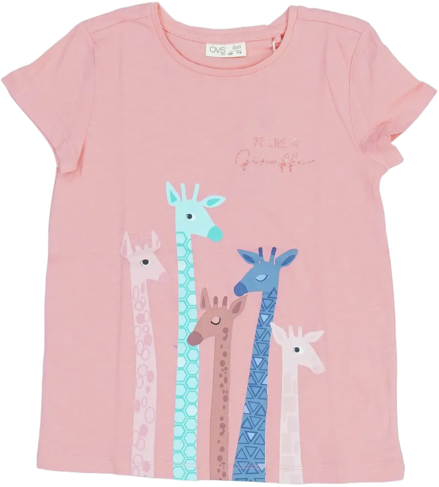 Rózsaszín OVS Póló EU 128 / UK 8 év / US 8 év/M