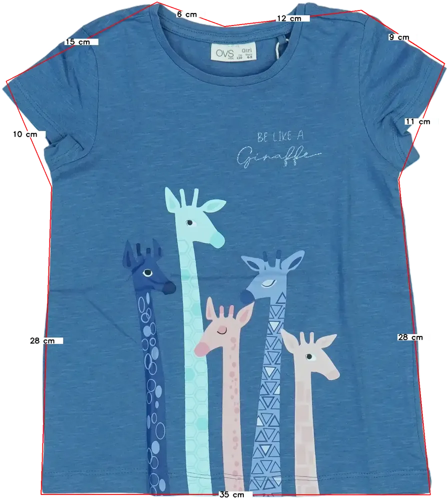 Kék OVS Póló EU 110 / UK 5 év / US 5 év/XS