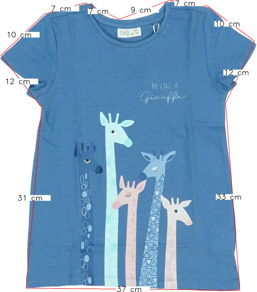 Kék OVS Póló EU 128 / UK 8 év / US 8 év/M