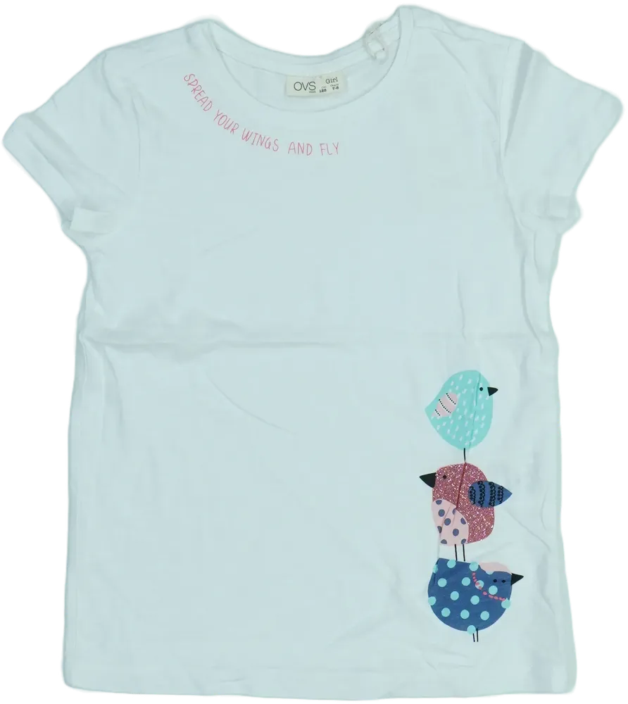 Fehér OVS Póló EU 128 / UK 8 év / US 8 év/M