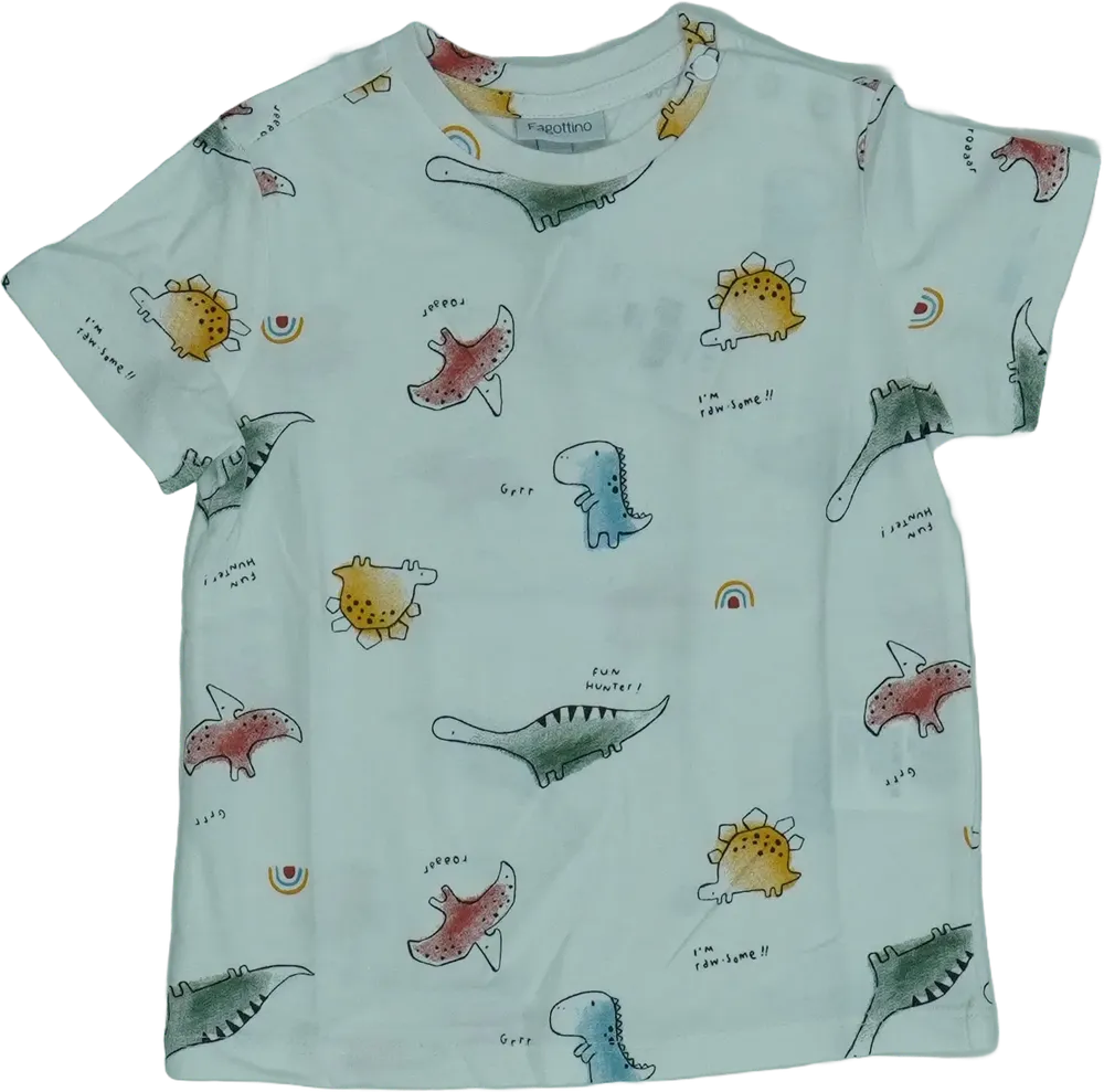 Fehér OVS - Fagottino Póló EU 92 / UK 2 év / US 2T