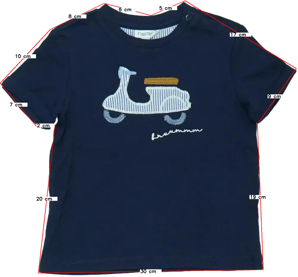 Kék OVS - Fagottino Póló EU 86 / UK 12-18 hónap / US 18 hónap