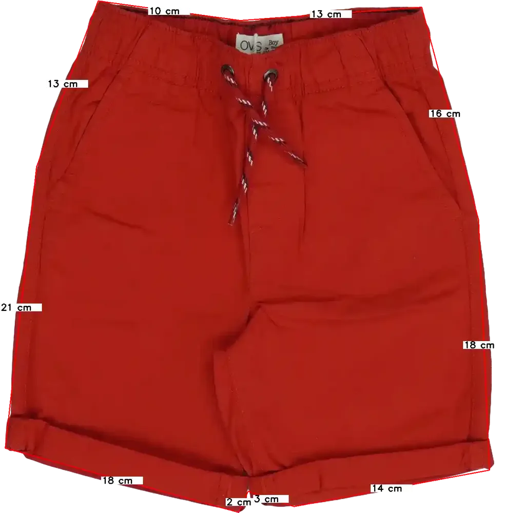 Piros OVS Rövidnadrág EU 104 / UK 4 év / US 4T/XS
