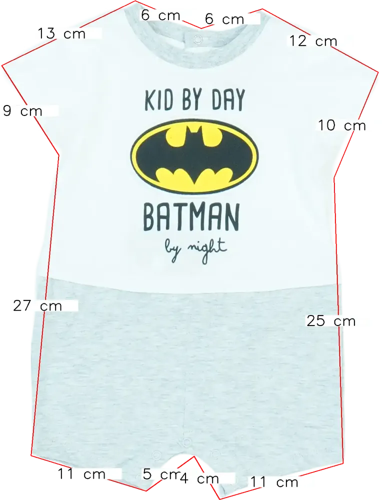 Szürke DC Napozó EU 68 / UK 3-6 hónap / US 3-6 hónap